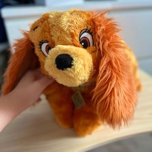 Disney Parks Dream Friends Lady and the Tramp Dog 20" Pillow Pet Plush 2013
